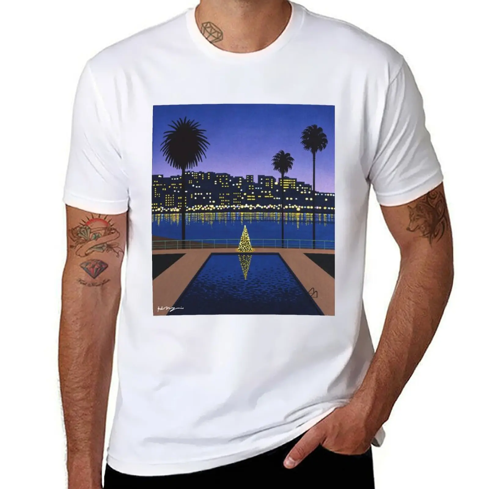 

Hiroshi Nagai T-Shirt cotton t shirt pack t shirts for man graphic tees T-Shirt