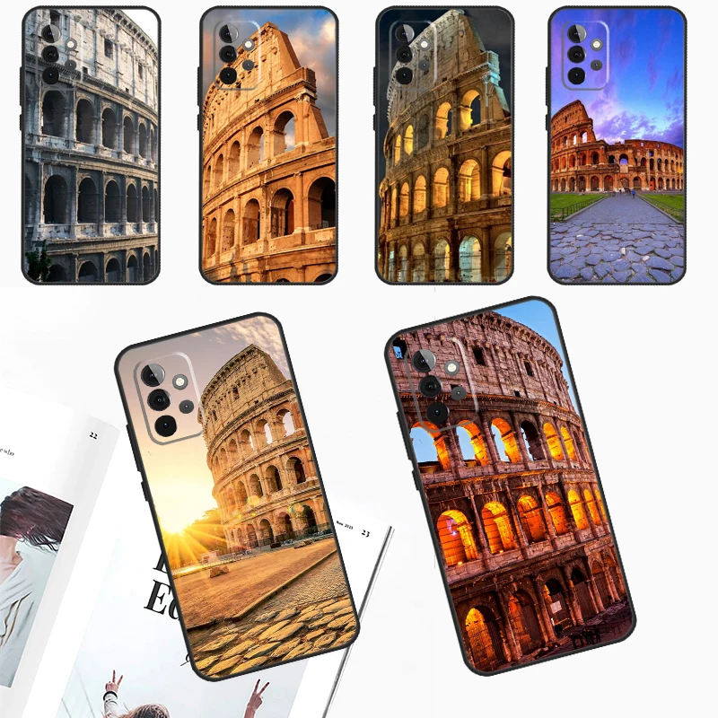 Colosseum Rome Italy Case For Samsung Galaxy A54 A34 A14 A13 A33 A53 A12 A32 A52 A71 A51 A15 A25 A55 A35 Cover