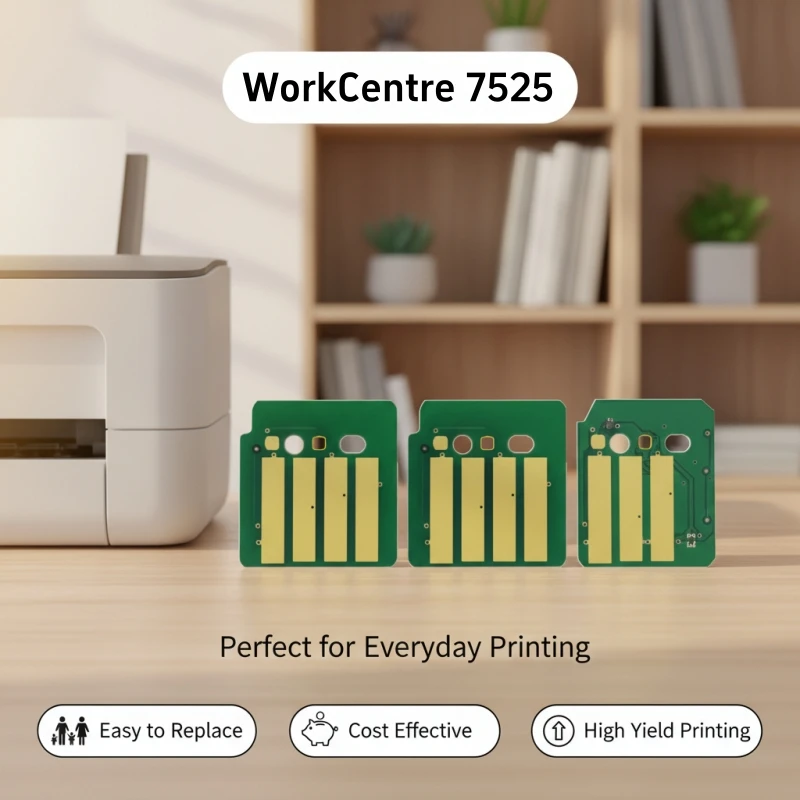 

5 Set WC7525 Toner Chip for Xerox WorkCentre 7525 7830 7835 7845 7535 7545 7970i 7855 006R01517 006R01520 006R01519 006R01518