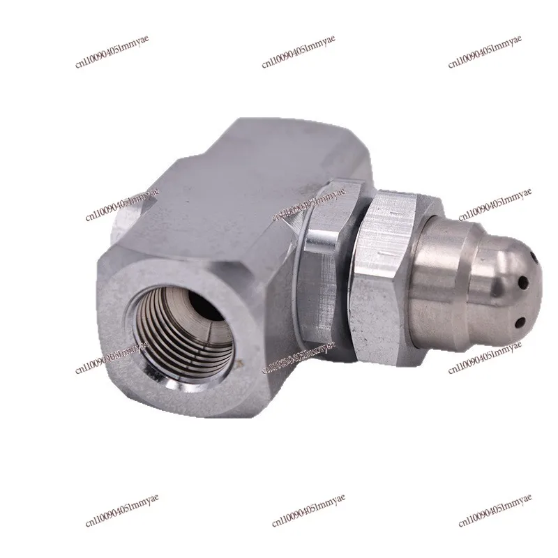 

Stainless Steel Two-fluid Fan-shaped Tapered Air Atomizing Nozzle Cooling, Humidification, Dust Removal and Disinfection