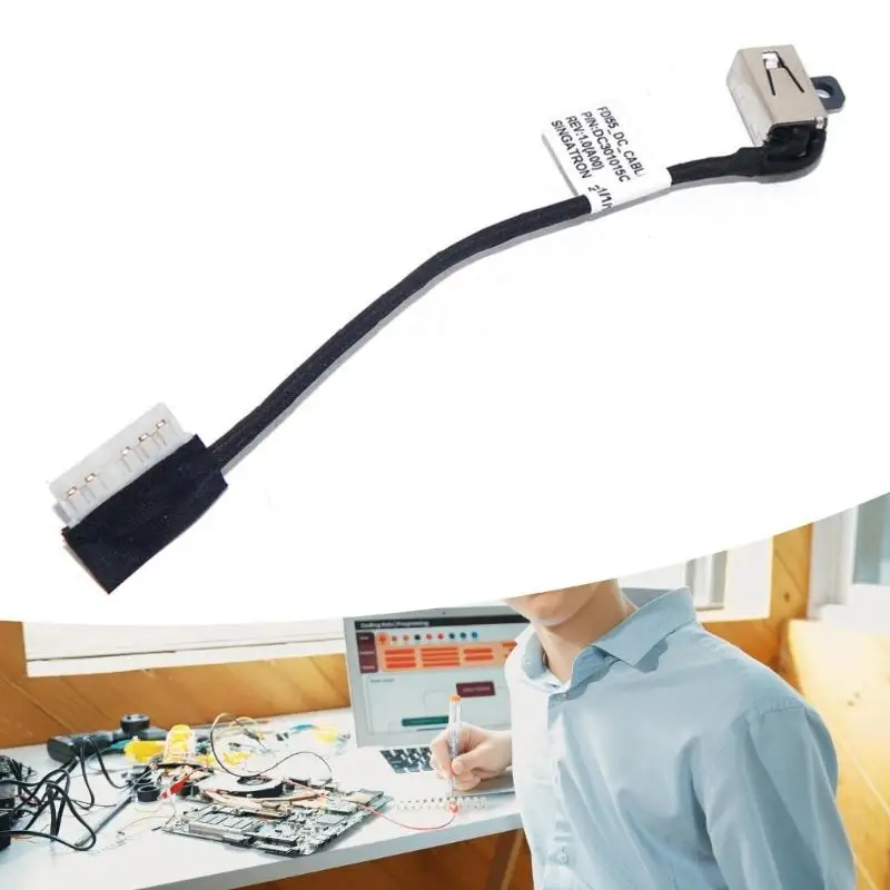 Y1UB Laptop Charging Port Repair Power Port Connector Replacement for 3405 3501 3505 3511 3515 5593 5594 Laptop Accessories