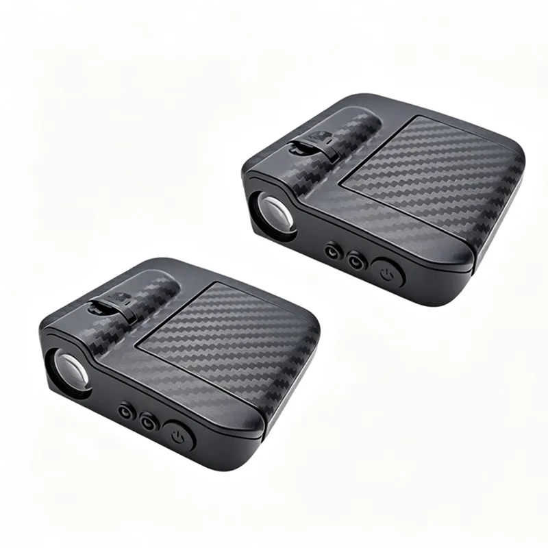 2PCS Led Car Door Logo Welcome Light Projector Lamps Accessories For Grand Cherokee Wrangler JK JL TJ Gladiator Compass