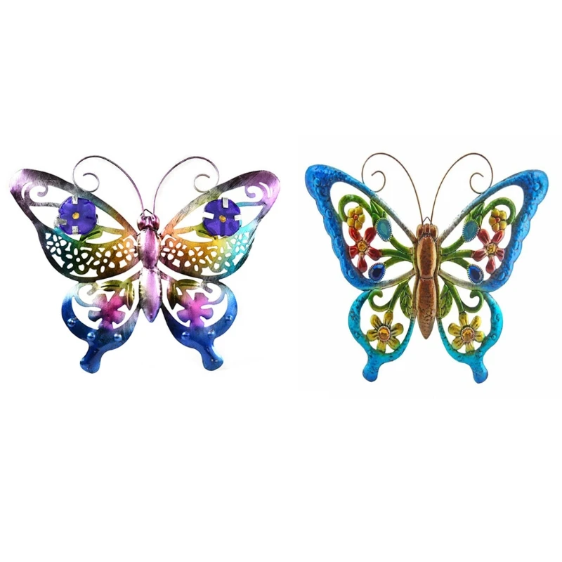 

Metal for Butterfly Wall Art Hanging Decor Sculpture for Patio Garden Backyard Indoor Outdoor Bathroom Bedroom Living Ro