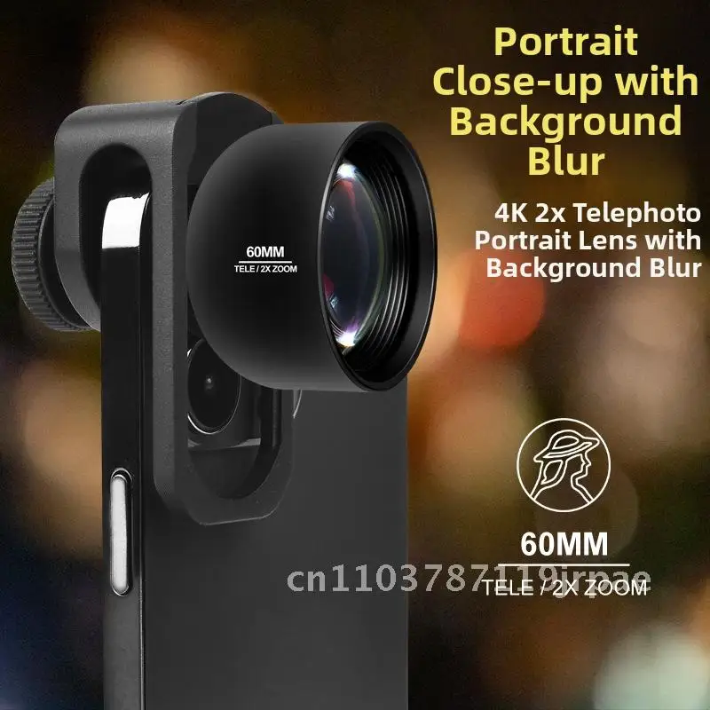 Tele-Portrait-Nahaufnahmeobjektiv für Smartphones, entferntehöhendes externes Mobiltelefonobjektiv, kompatibel mit VIVO Samsung