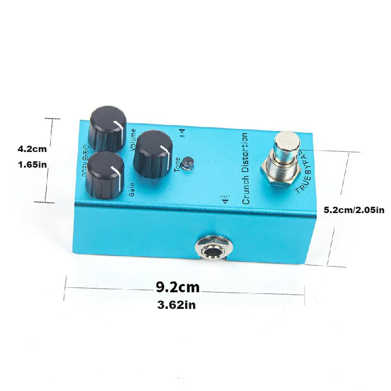 Electric Guitar Effect Pedal Overdrive/Distortion Crunch/US Dream/Chorus/Vintage Phase/Digital Delay/Tremolo Guitar Effect Pedal view 3