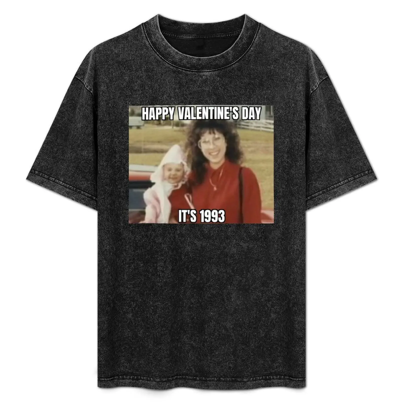 

Valentines Day Line 1 T-Shirt Big and Tall Solid Color T-Shirt