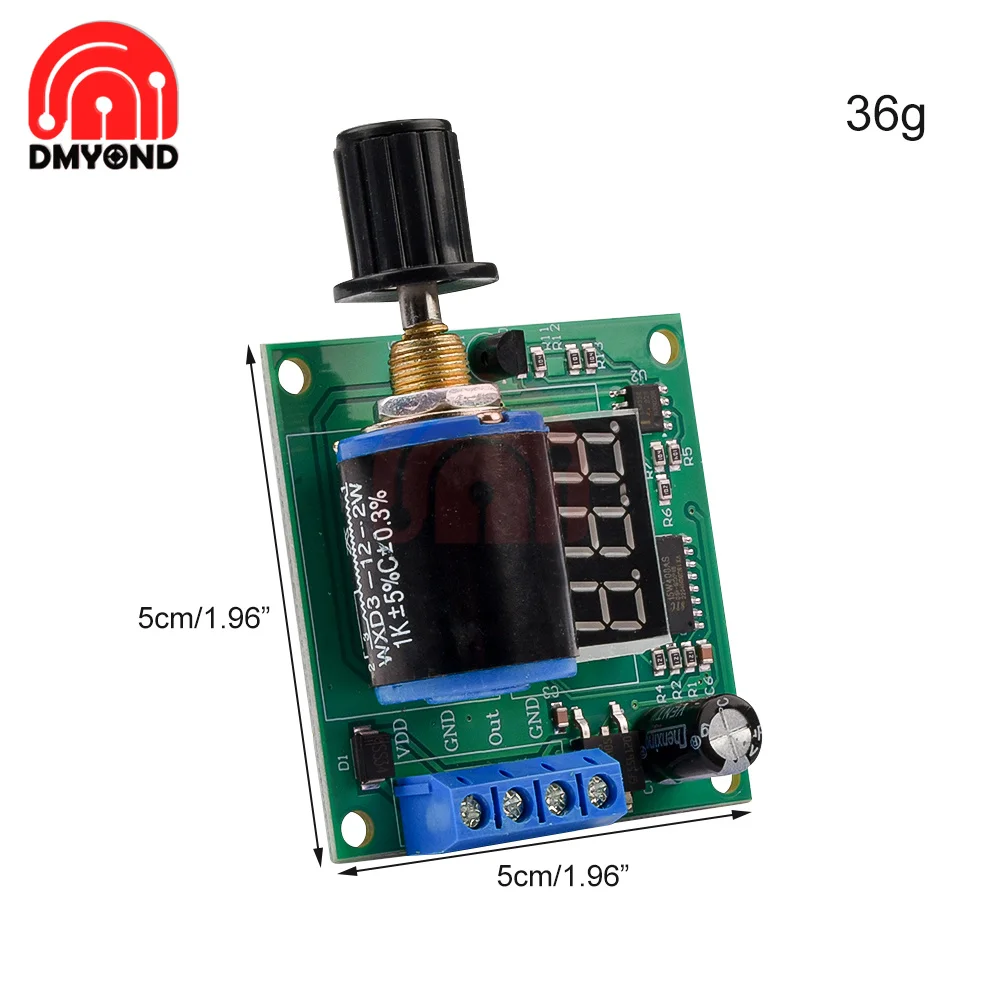 Digitale Signal Generator Modul Bord 4-20mA 3 Ziffern Display DIY Kit Einstellbare Strom Präzision Frequenz DC 12V 24V