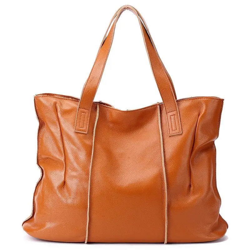

2025 New Fashion Women Handbags Genuine Leather Ladies Shoulder Bags Female Brand Luxury Real Natural Leather Top-Handle Bags