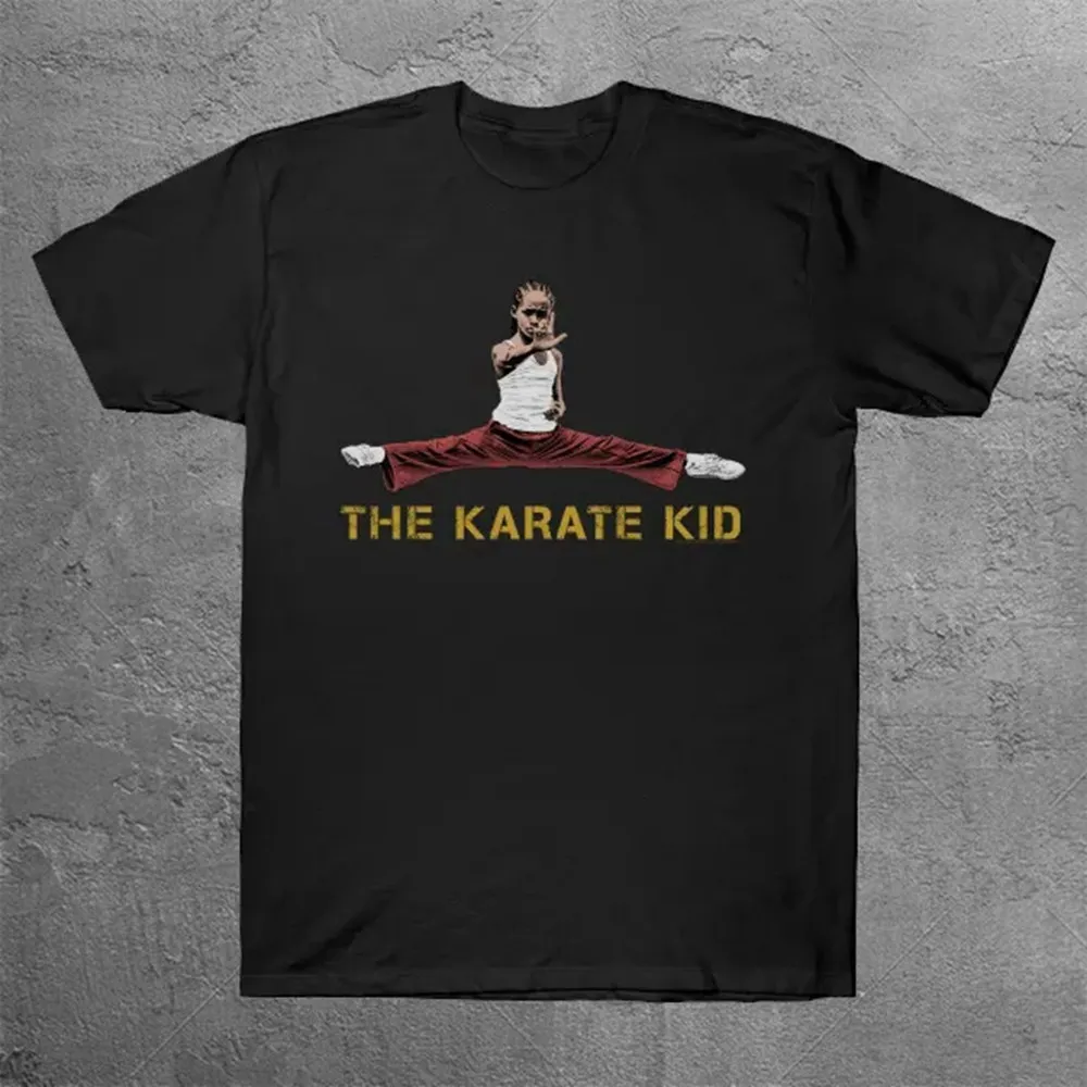 Camiseta Split Karate Kid para hombre, ropa informal con imágenes, camisetas gráficas de gran tamaño para mujer, regalos para papá