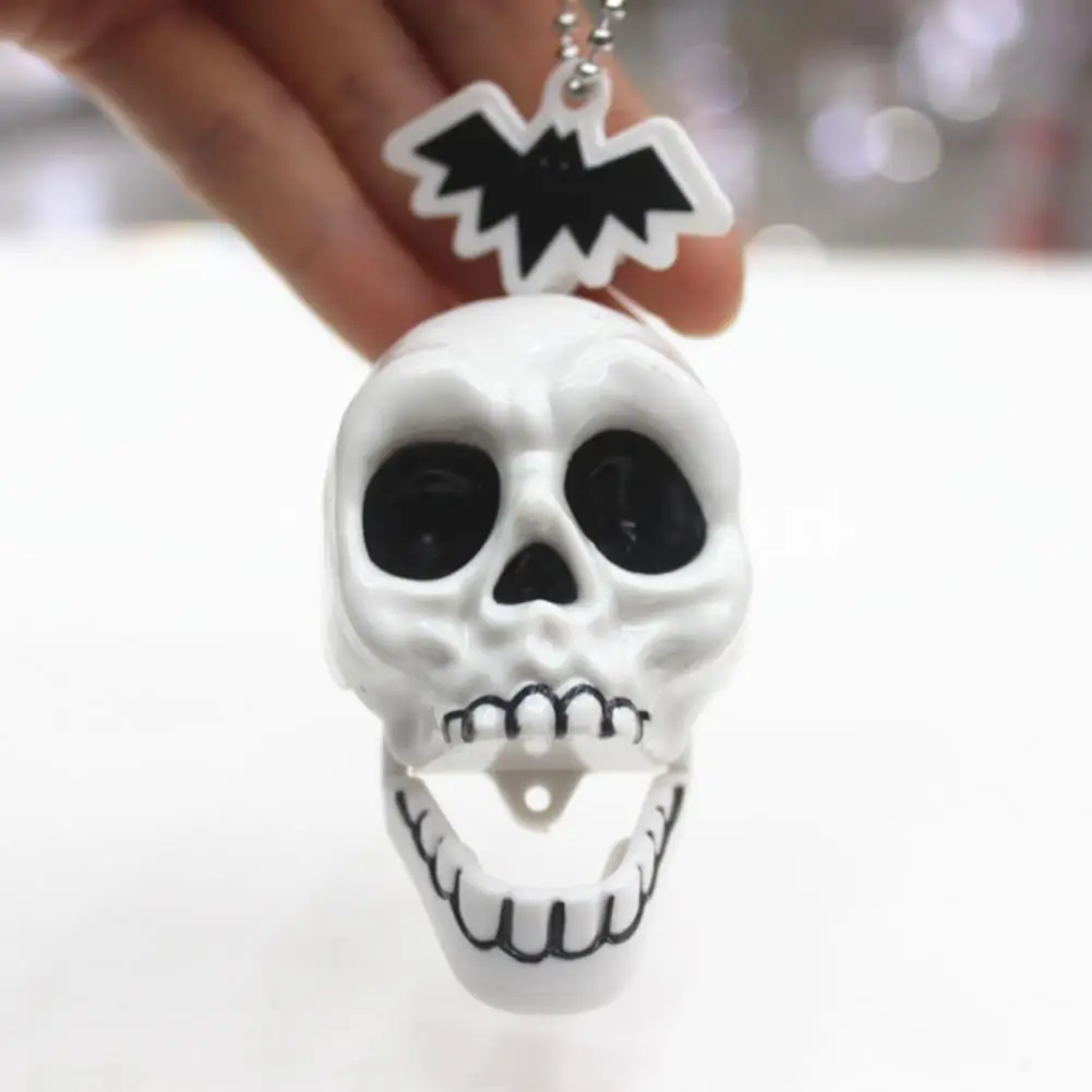 Durable Skeleton Keychain Multi-jointed Skeleton Keychain Pendant with Lanyard Skull Bag Charms for Handbags Halloween Ornament