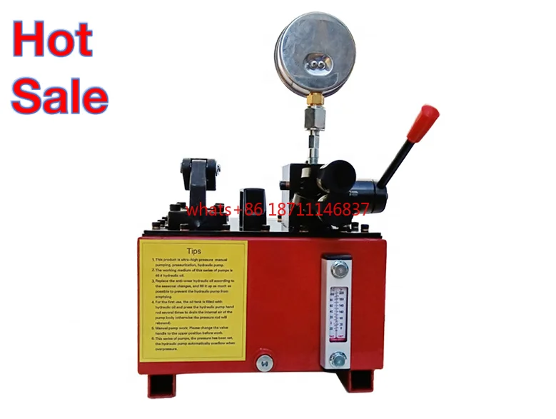 High pressure manual hydraulic JACK pump with large displacemen from manufacturers PMS-2B