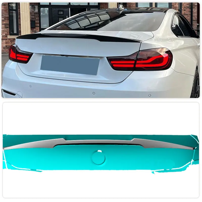 Carbon Fiber Car Rear Spoiler Wing for BMW F82 M4 Coupe 2014-2019 Rear Trunk Spoiler Boot Lid Wing Lip
