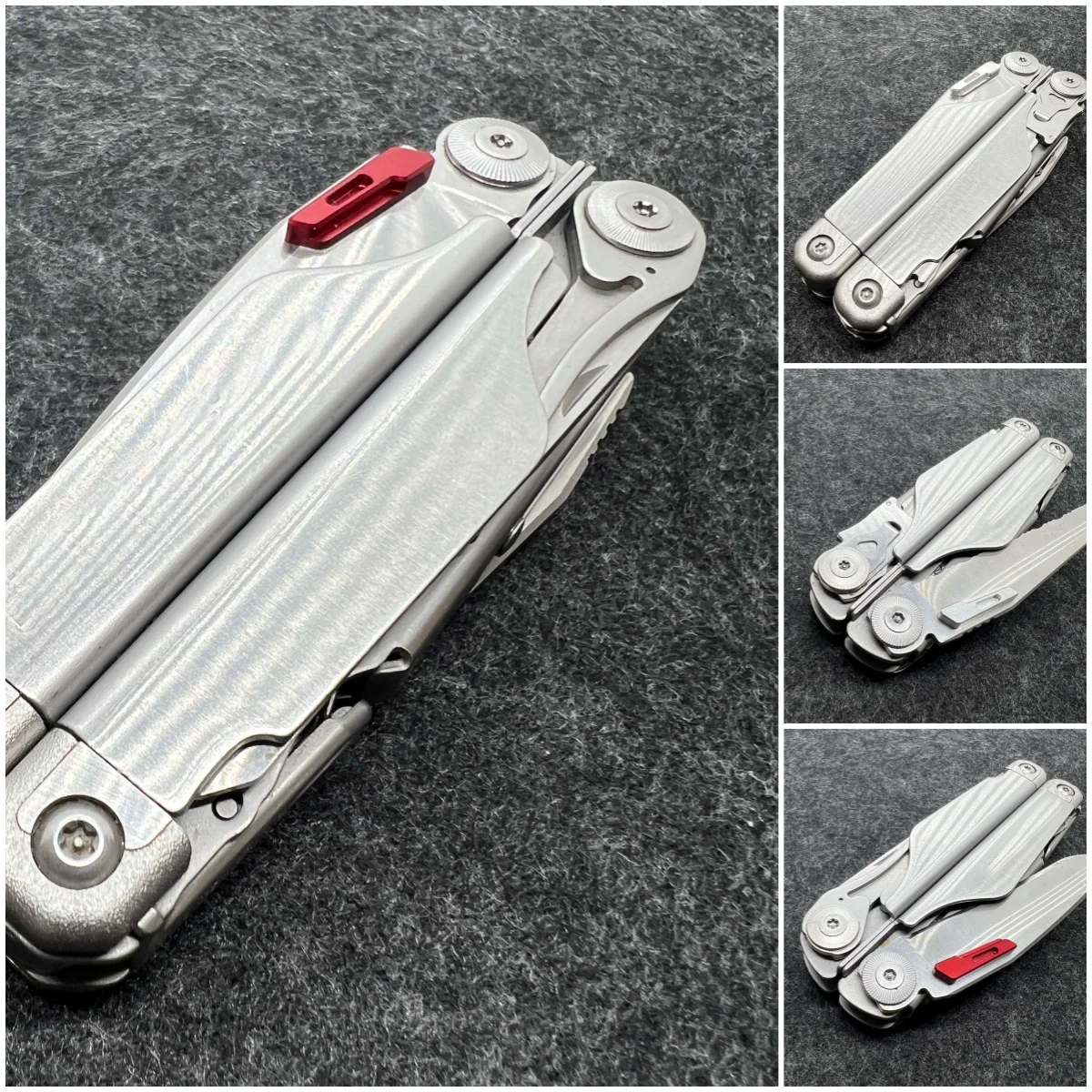 1 psc Aluminum Alloy Thumb Grip Easy open With 1.5*6mm slot For Leatherman Surge CNC DIY Accessories