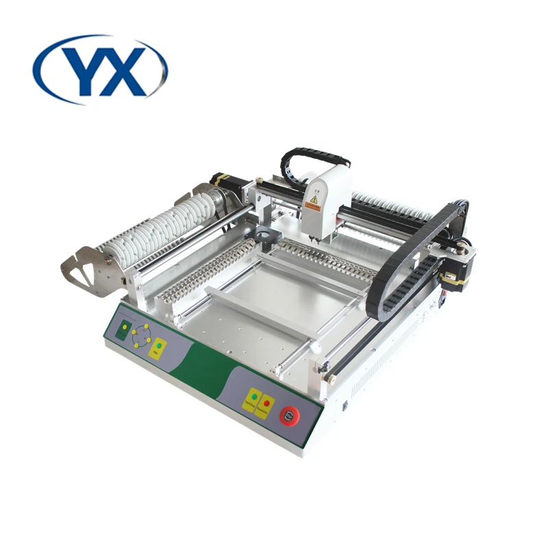 TVM802B-S PCB Production Line With Visual System 46 Feeders Automatic SMT Pick And Place Machine