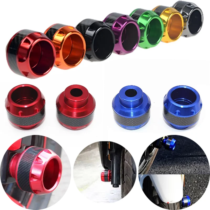 Motorcycle Wheel Protection Crash Pads High Quality Universal Colorful Aluminum  Scooter Frame Slider Protector Moto Accessories