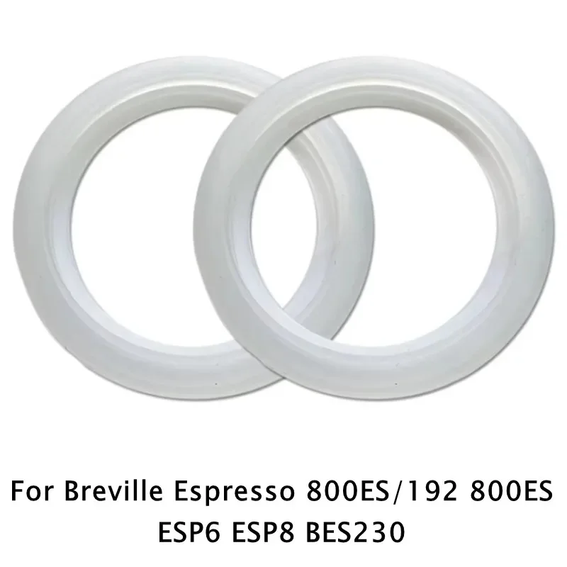 2pcs 50mm Silicone Steam Ring For Breville 800ES/192,800ES,ESP6,ESP8,BES230 Breville Espresso Machine Group Head Gasket Seal