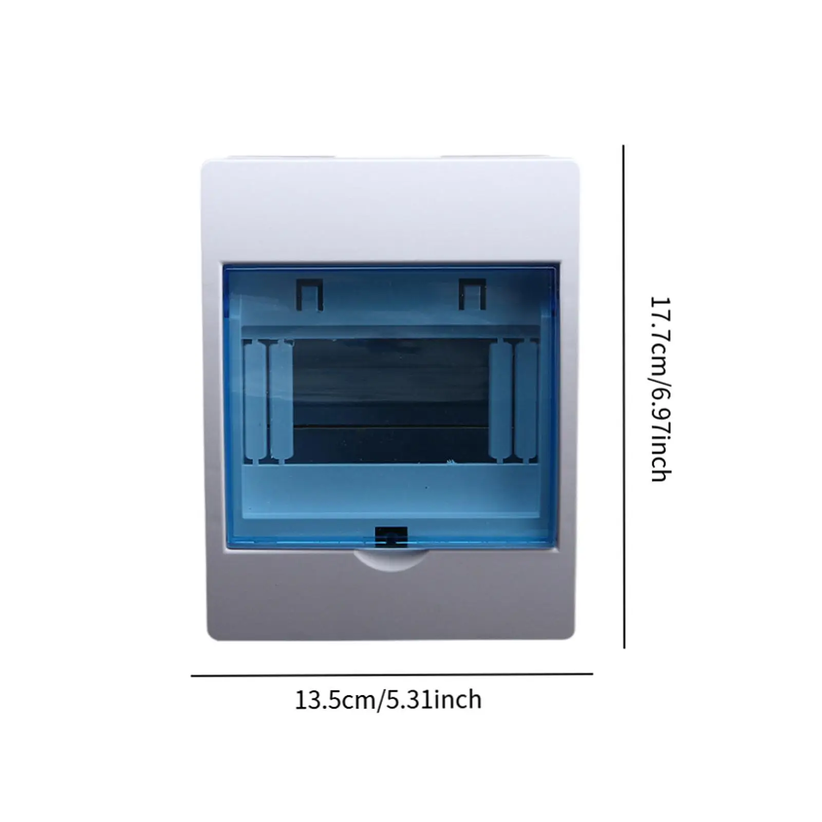 Power Distribution Box Leakage Protection Switch Box 4-6Way Waterproof Transparent Cover Electrical Case for Communication