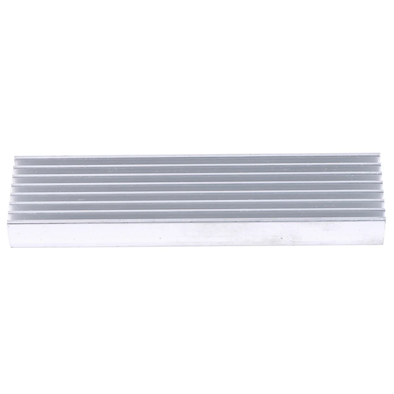 1Pc 100*25*10mm Aluminum High Power Heatsink Electronics Radiator.