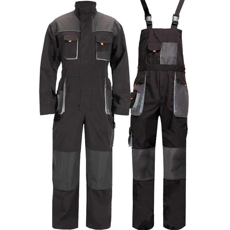 

New Bib Overalls Men Work Coveralls Repairman Strap Jumpsuits Pants Working uniforms Plus Size 3XL,4XL