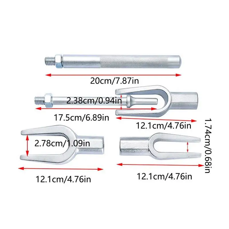 Ball Joint Removal Tool 5X Pickle Fork Tool Set Joint Splitter Automotive Tool With Case Fork Type Separator Kit For Auto Truck