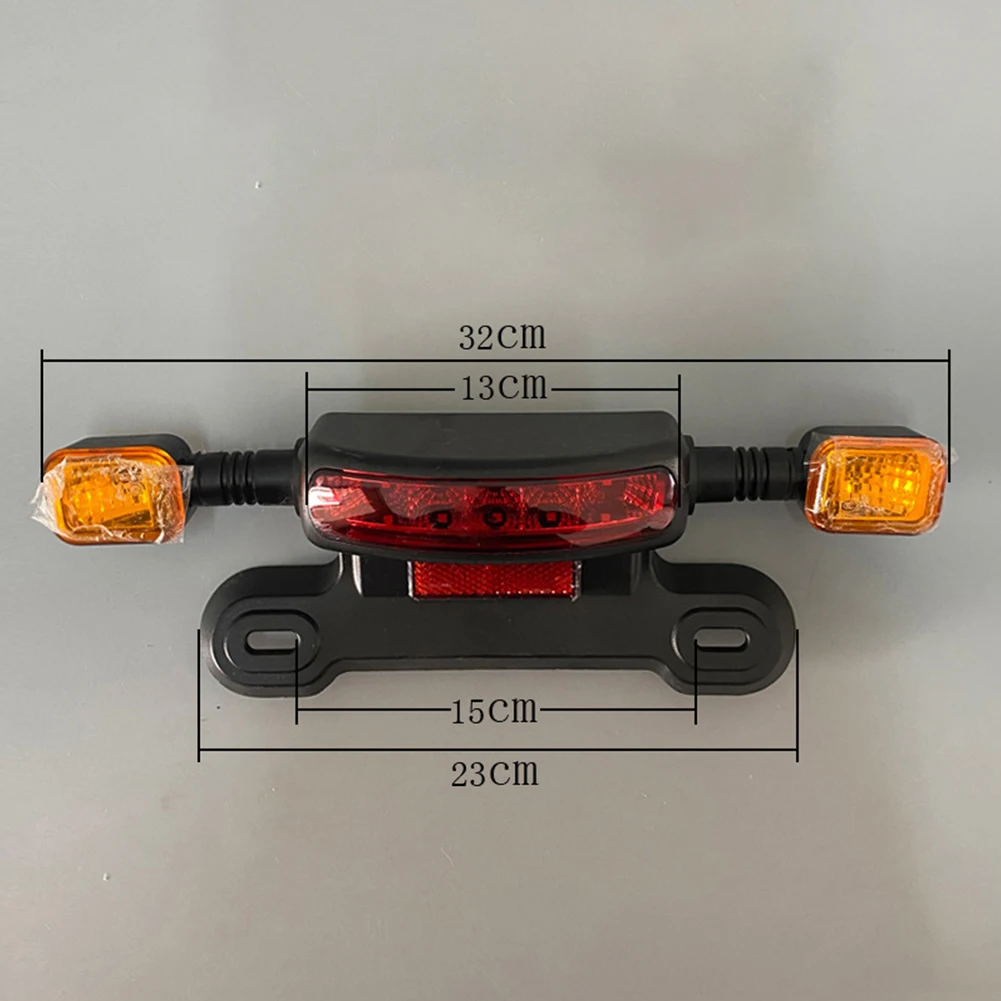 Hot Sales Electric Vehicle Brake Light Driving Light Turn Signal Three In One Tail Lights LED 48/60/12V Electric Bicycle Parts