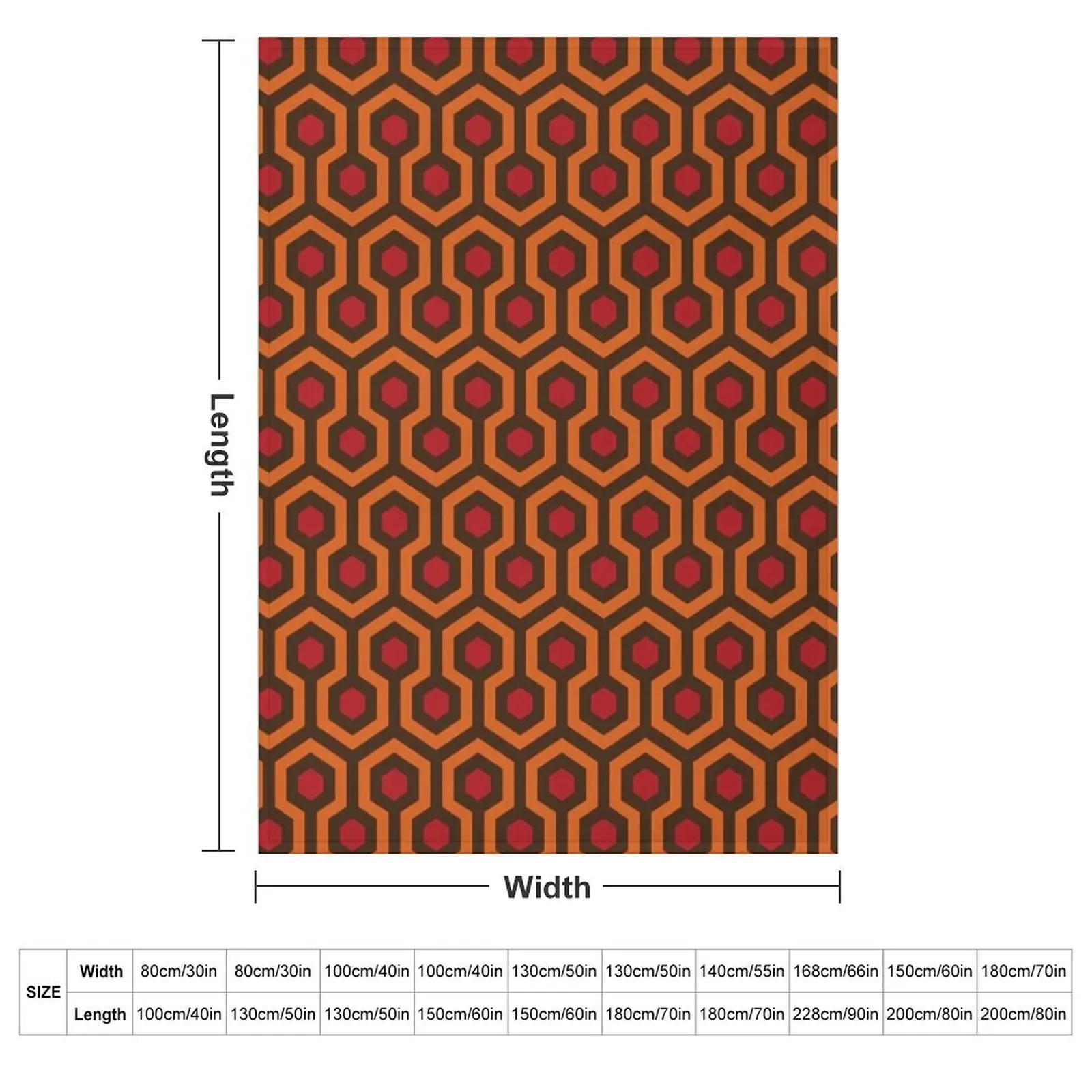 The Overlook Hotel carpet Throw Blanket Giant Sofa Warm Kid'S For Baby blankets and throws Flannels Blankets