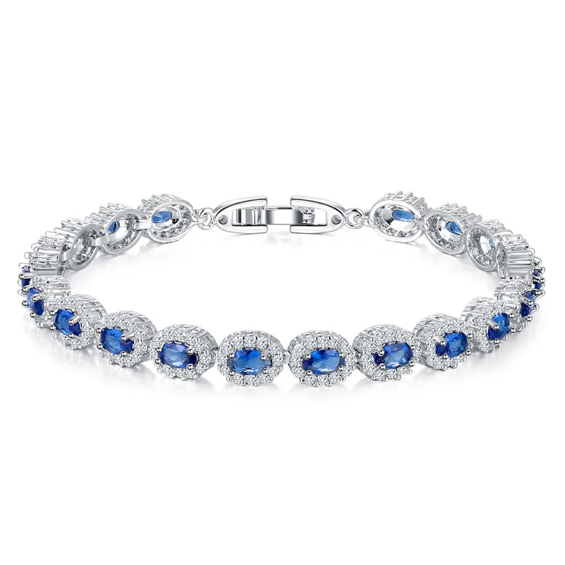 Women's Fashionable Copper Micro-Set Zircon Bracelet Eco-Friendly Jewelry Accessory for Parties And Birthdays