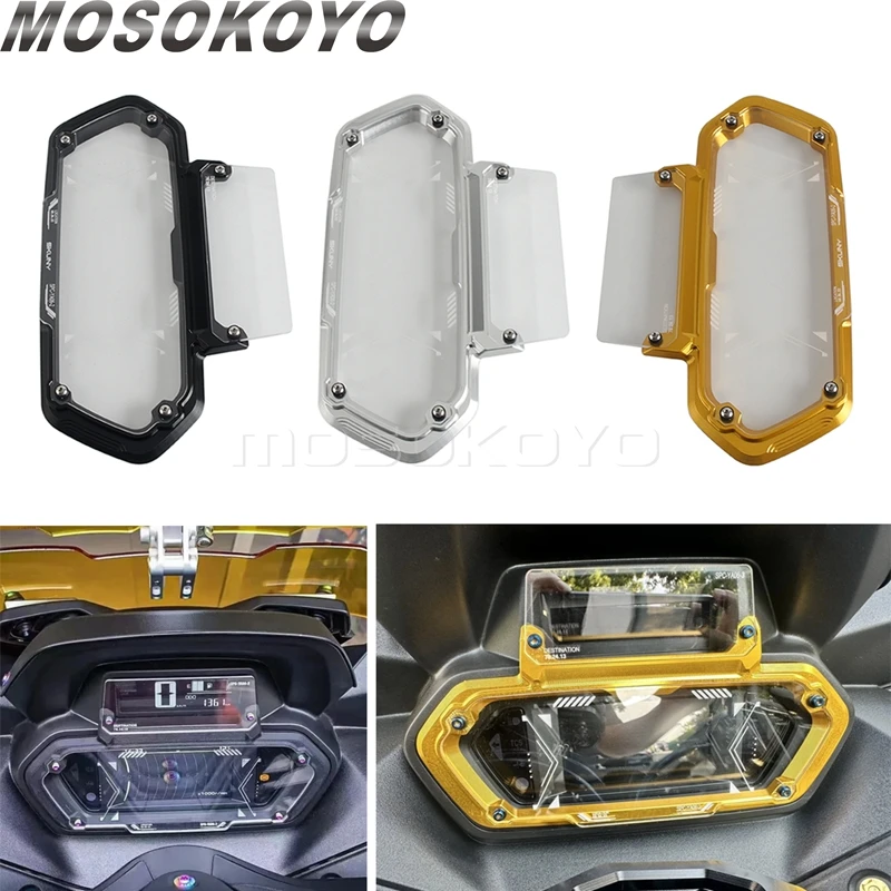 Motorcycle Screen Protection For YAMAHA XMAX 300 XMAX300 X-MAX300 2023-2025 Dashboard Cover Cap Protector Instrument Meter Frame