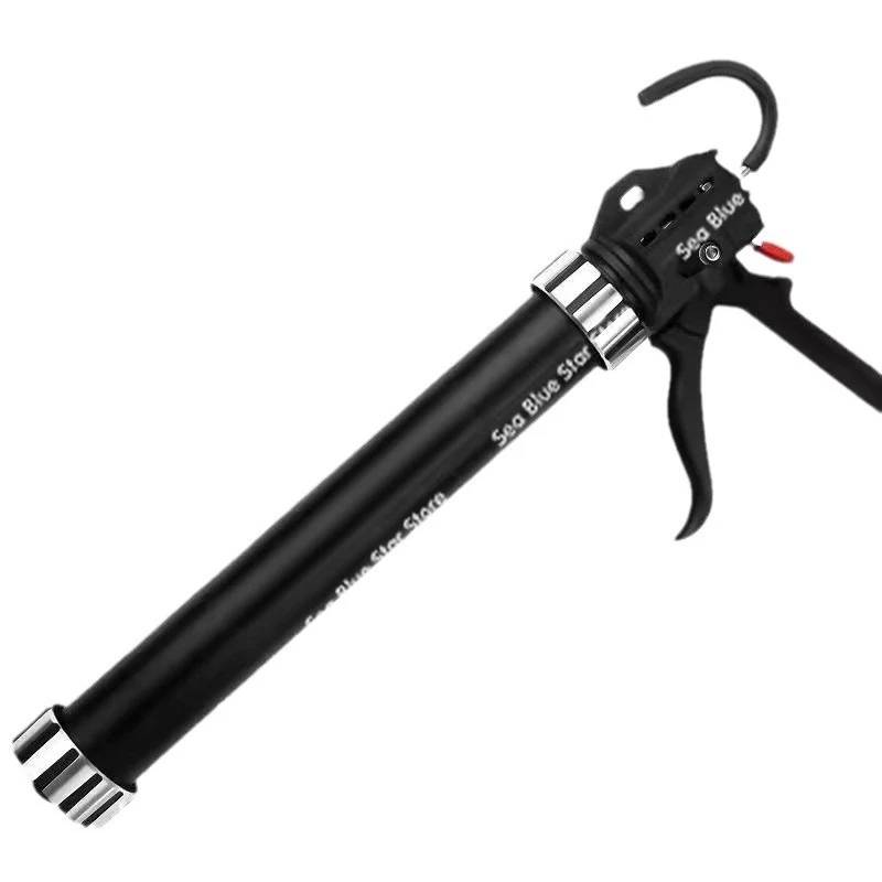 Glue gun automatic glue breaking labor-saving large stroke door and window glass dual-purpose glue gun anti-skid tool
