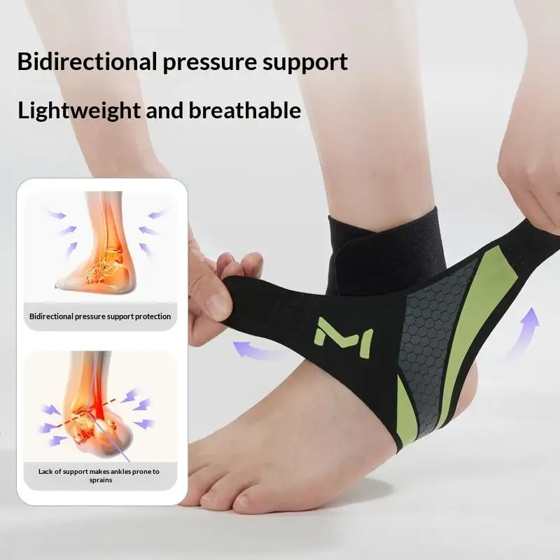1/2Pcs Sports Ankle Protector Anti Strain Anti Fracture Joint Support Sleeve For Running Basketball Soccer Adult Men Women