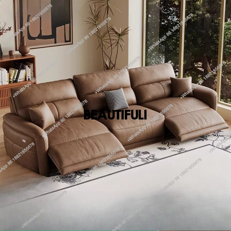 

Full Size Loveseat Electric Sofa Waterproof Modern Luxury Lazy Sofa Living Room Love Seat Italian Divano Soggiorno Furniture