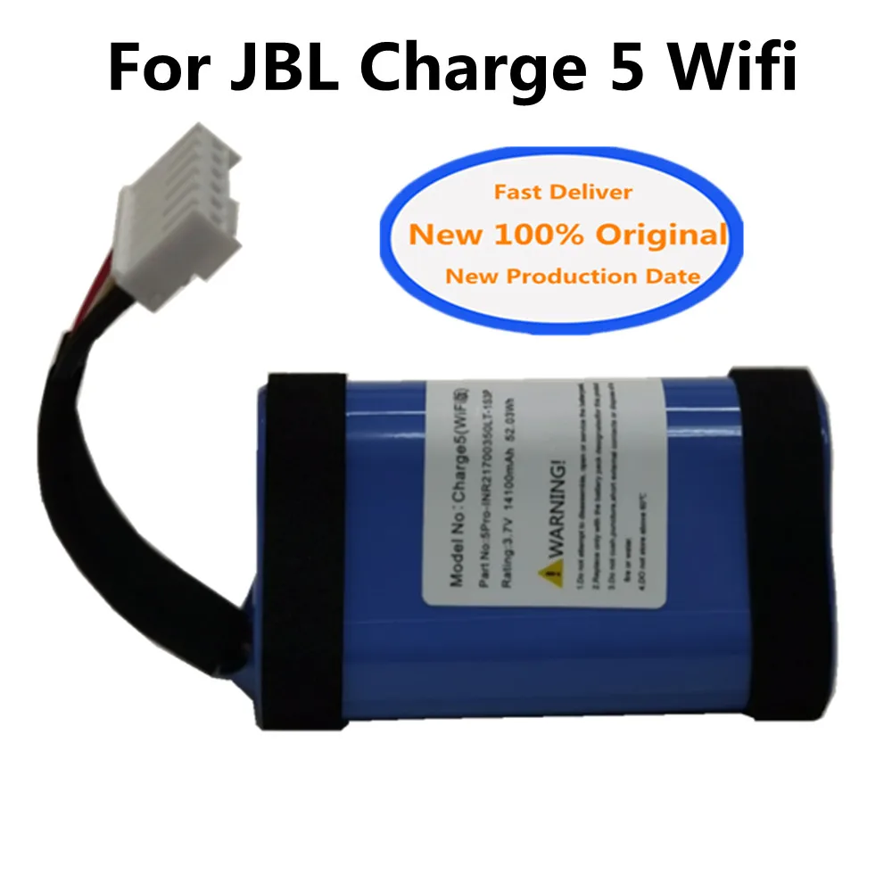 

14100 мАч 3,7 В для аккумуляторов JBL Charge 5 Wi-Fi