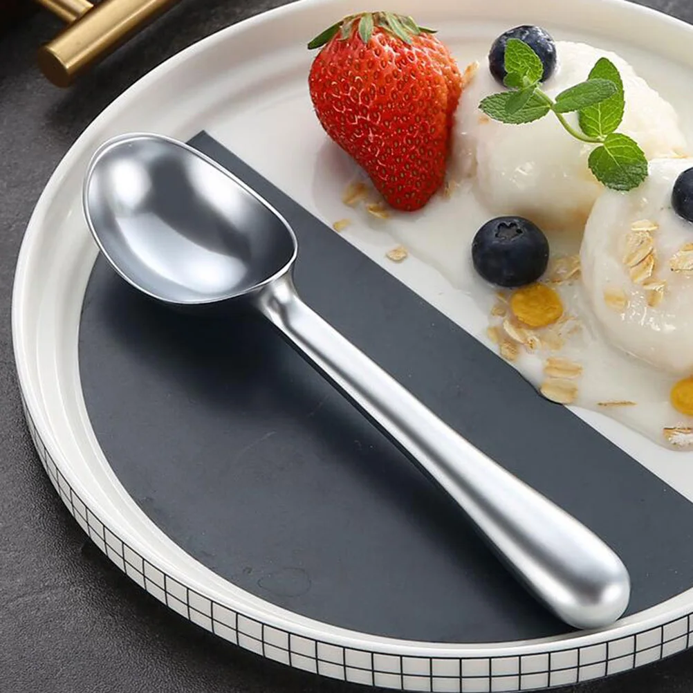 

Ice Cream Scoop Alloy Dessert Spoon Spear Shape Design For Hard Ice Cream Gelato Fruit Salad Kitchen Tool Digging Spoon