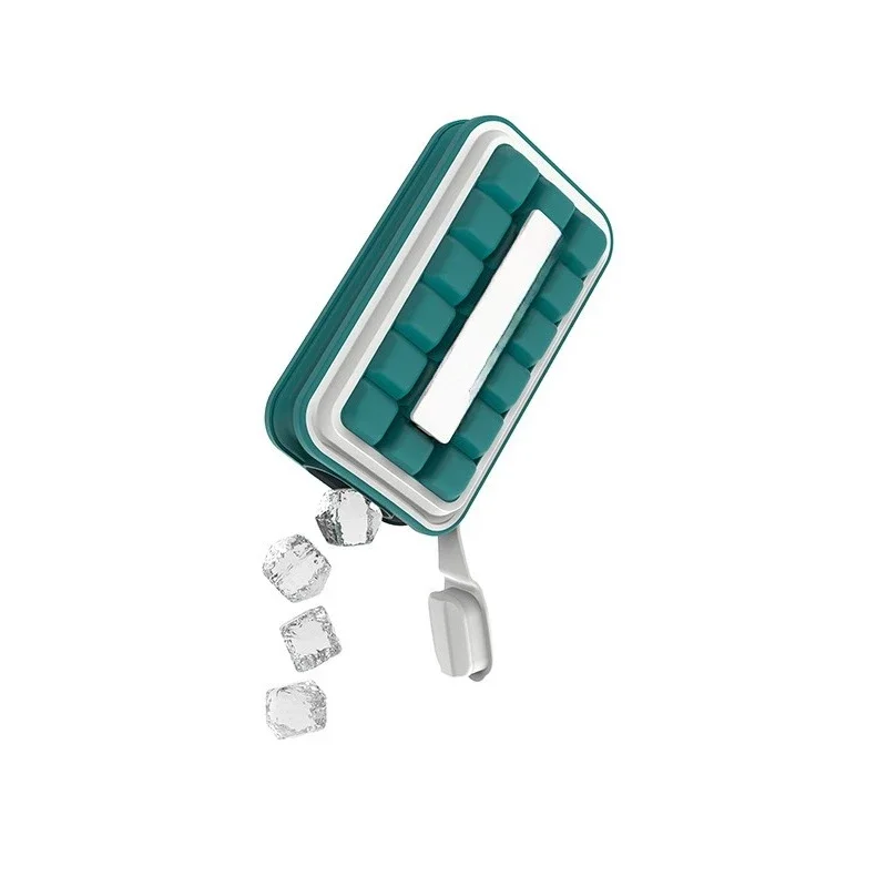 

Creative ice grid ice box mold, with cover creative silicone food supplement