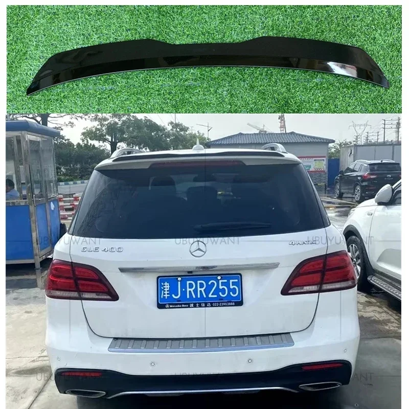 For Benz GLE Grade ML-Class W166 2014-2018 GLE350 400 ML350 400 Rear Roof Lip Spoiler Hatchback Car Tail Wing