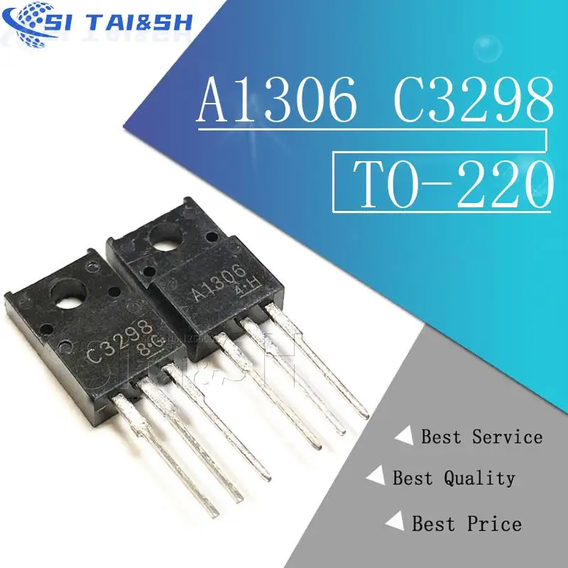 10PCS A1306 C3298 5pcs 2SA1306 + 5pcs 2SC3298