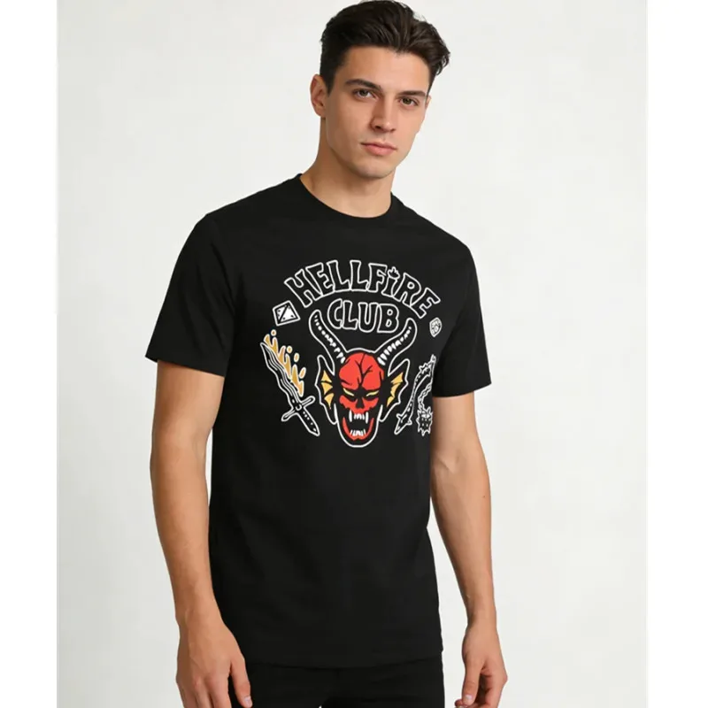 Women's Summer Casual Monster Graphic Print Short Sleeve T Shirt Comfortable Lightweight Tee Top for Men's Daily Wear Fit
