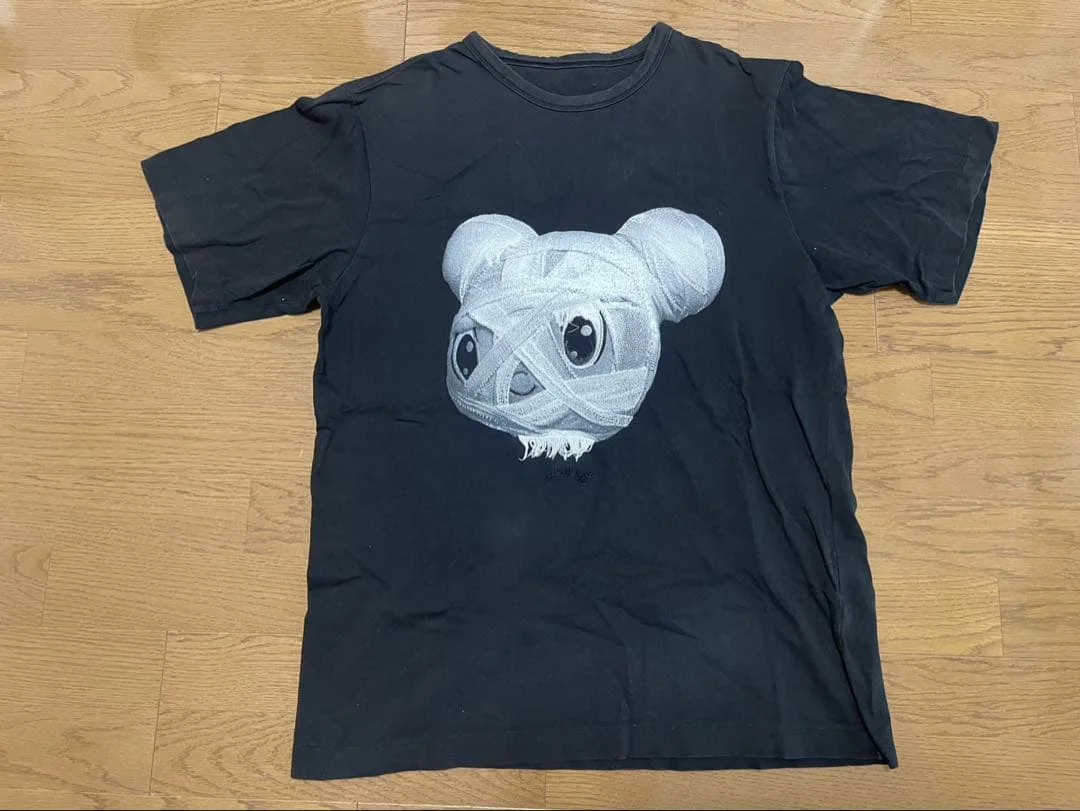 Gothic Mummy Bear Harajuku Graphic T-Shirt Cotton Men Women Streetwear Tee
