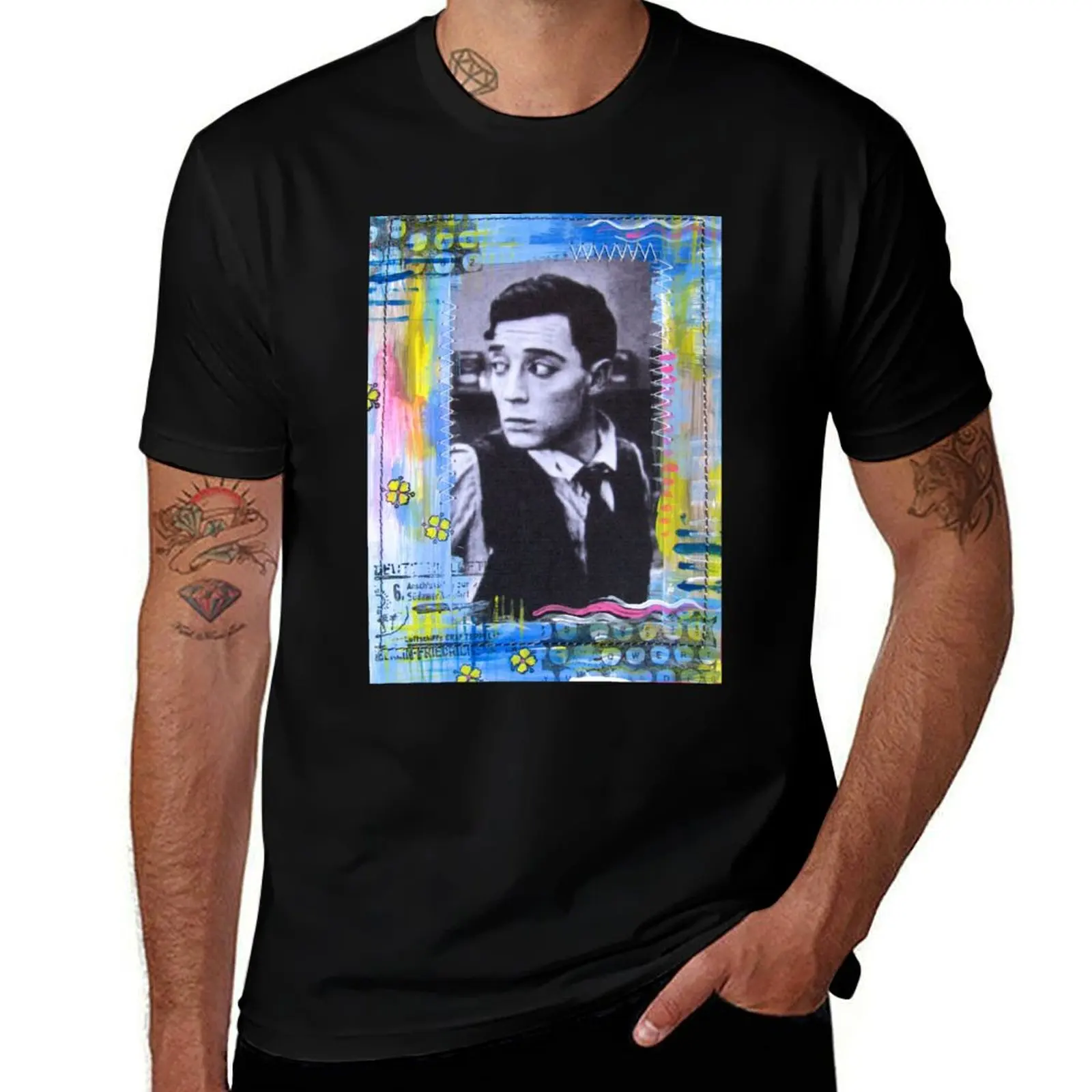 The Cook's Waiter (Buster Keaton) T-Shirt Performance Workout Short Sleeve Tee T-Shirt