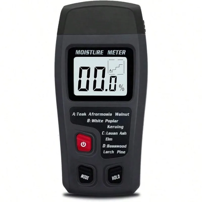Digital Wood Moisture Meter Wood Humidity Tester Hygrometer Timber Damp Detector Large LCD Display