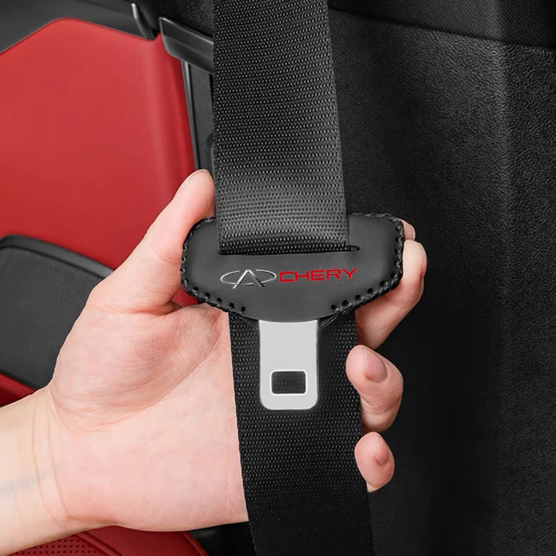 2pcs Car Safety Seatbelt Buckle Anti-scratch Plug Protective Cover For Chery Tiggo 2 3 4 5 6 7 8 3X 5X Pro T11 5X Glx 7