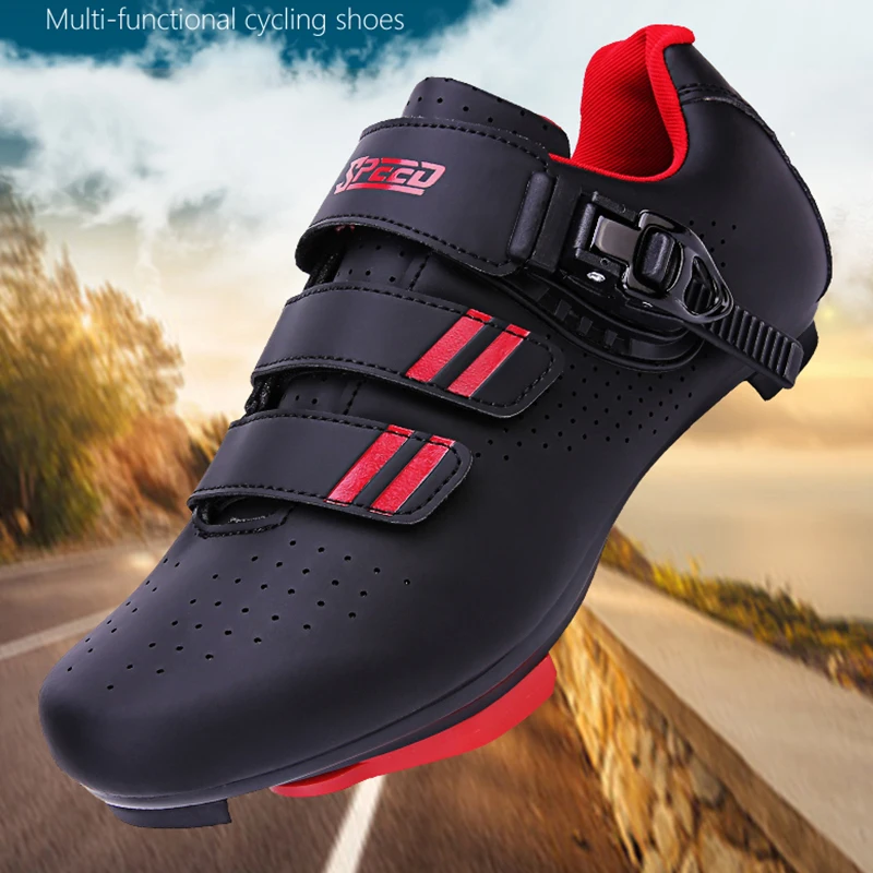 2025 Hot Sale，Mens Cycling Shoes Compatible with Peloton Indoor Bicycle in Road Bike Shoes Pre-Installed with Look Delta Cleats