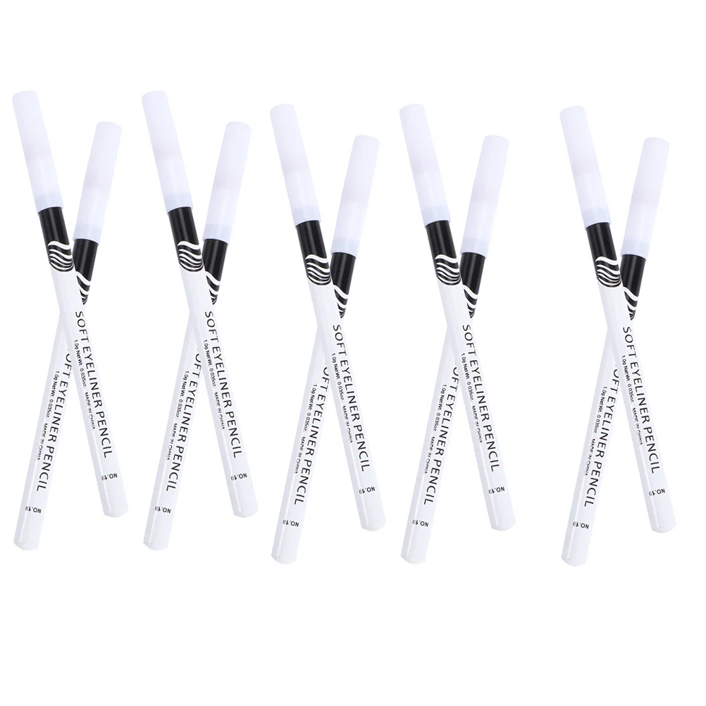 24Pcs 매력적인 아이 라이너 펜슬 아이 메이크업 도구 부드러운 질감 방수 오래 지속되는 아이 라인 드로잉 펜 메이크업