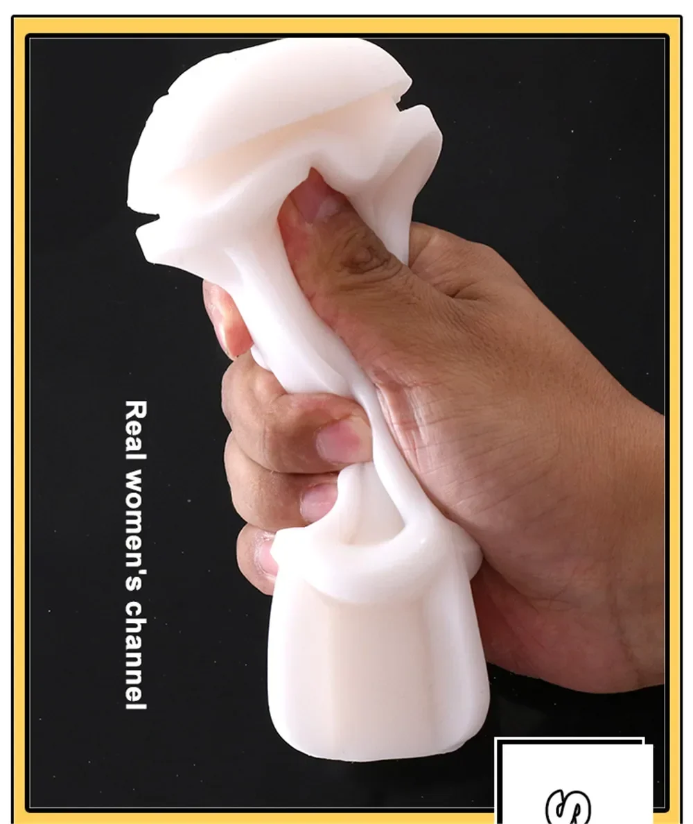 Masturbate Men's Adult Goods Mouth Sucking Anal Vagina Masturbator Manual Penis Trainer Male Masturbation Cup Sex Toys for Man image 6