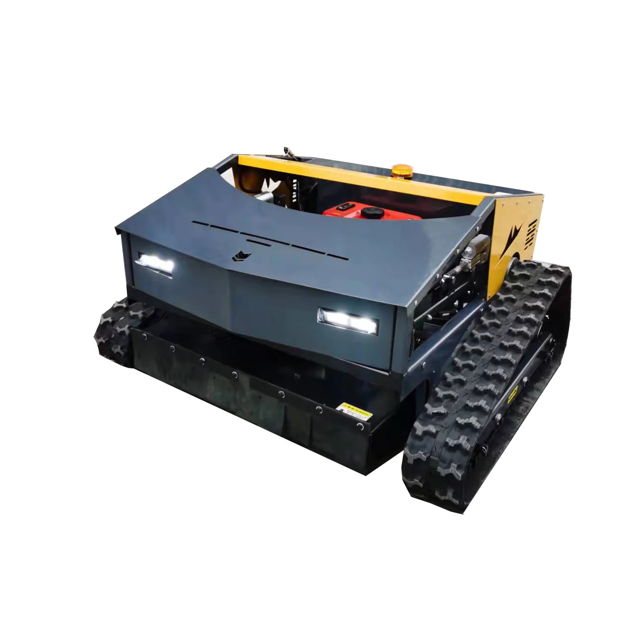【Hot】Multifunction diesel Automatic Remote Control Slop Lawn Mower  Weeding Machine