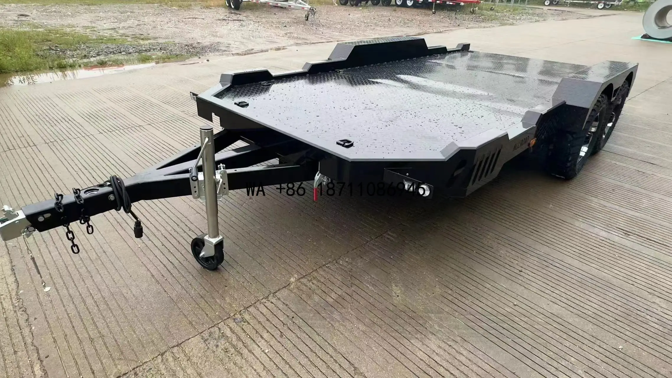 （Factory Direct Sale）Factory Customized New Models Utility Trailer Heavy Duty Multi Functional and Practical Flatbed Trailer