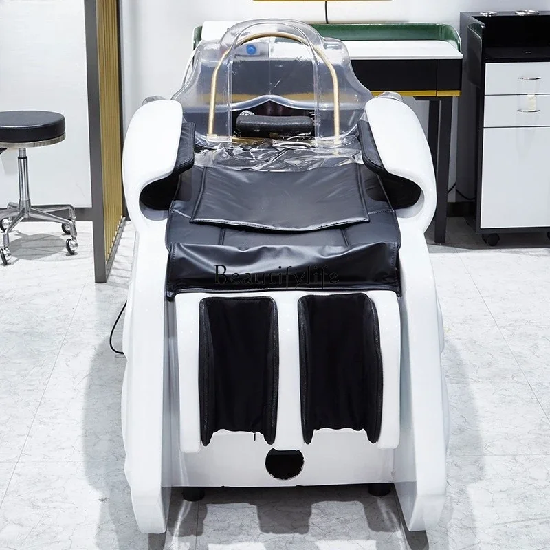 02 * سرير شامبو ذكي لتدليك الجسم بالكامل موفر للطاقة معالجة رأس التبخير الكهربائي سرير التنظيف التايلاندي