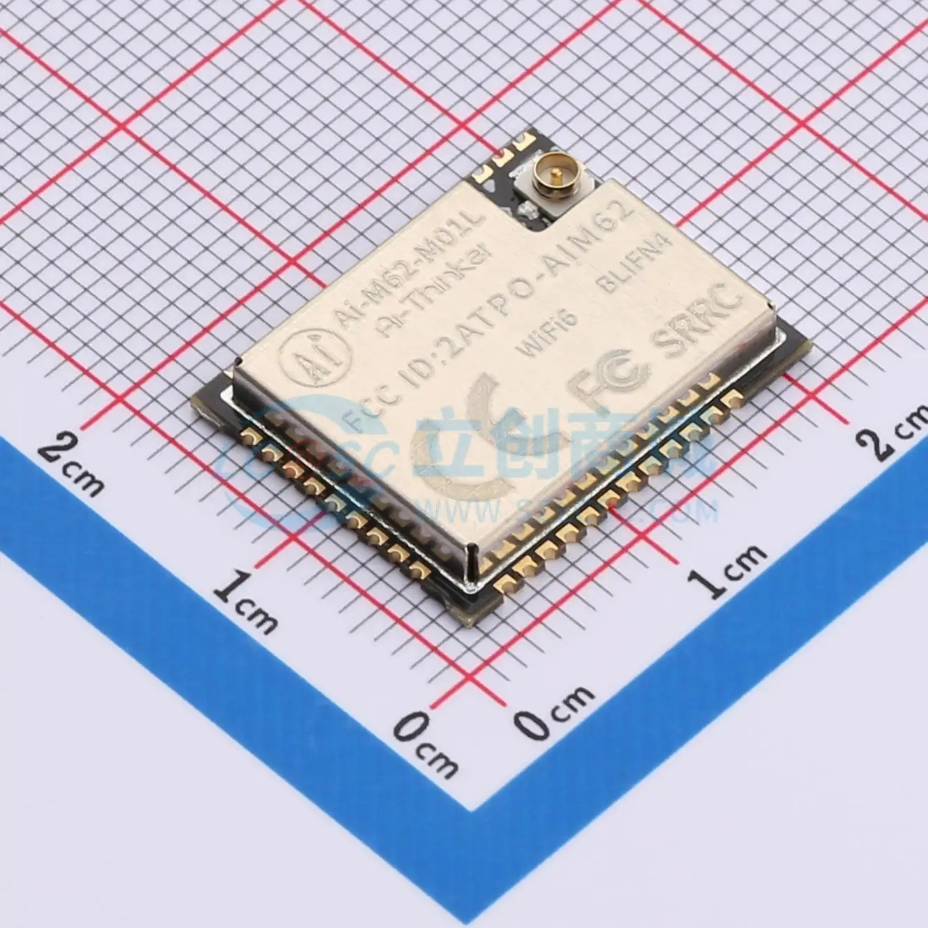 4pcs Ai-M62-M01L-I(BLIFN4) SMD 20x16mm BL616 I2C SPI USB UART I2S 22dBm WiFi Wireless Module for Smart Home System