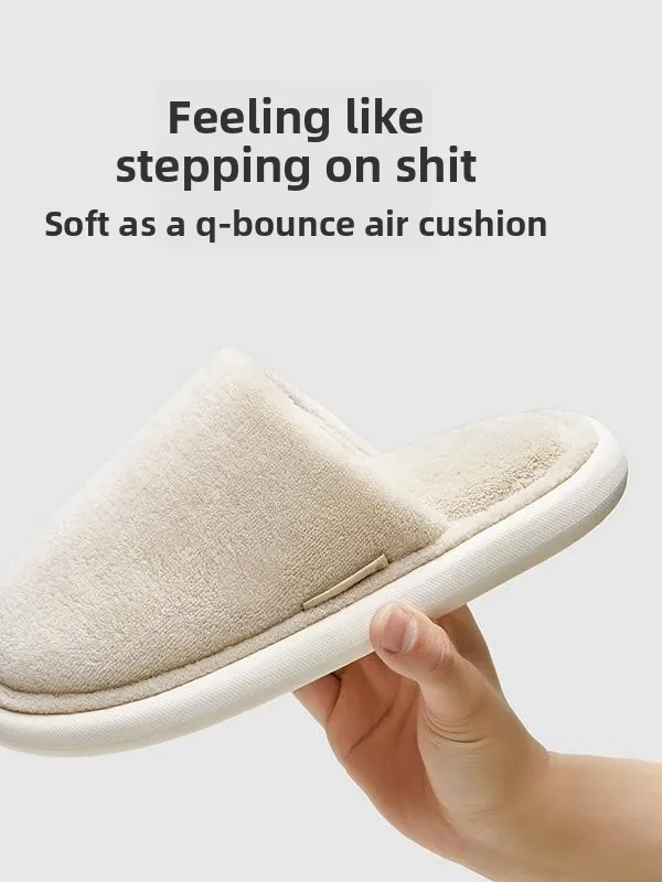 

Antibacterial Cotton Slippers Indoor Home Use for Men And Women Couples Warm Floor Non-Slip Fall Winter Plu Home Comfortable