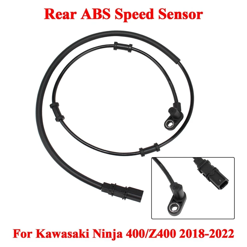 

Датчик скорости заднего тормоза колеса, 1 шт., аксессуары для мотоциклов, черный для Kawasaki Ninja 400 ninia400 Z400 Z 400 2018-2022